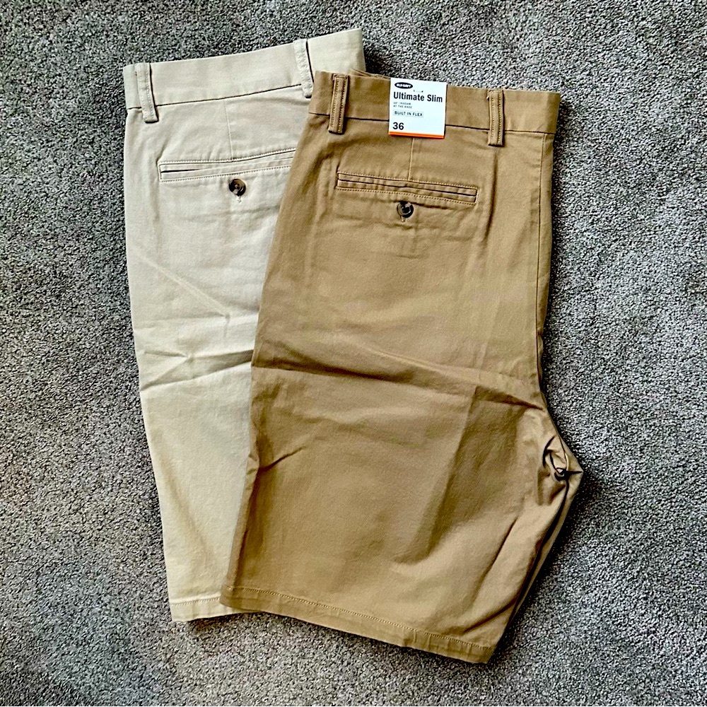 2 Pairs Old Navy Shorts 36 NWT